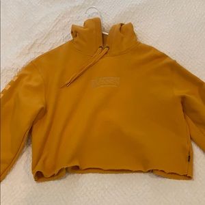 vans cropped hoodie